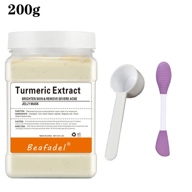 650g/200g Soft Hydro Jelly Mask Powder – DIY Hydrojelly Peel Off Masks with Hyaluronic Acid & Rose for Facial Skin Care