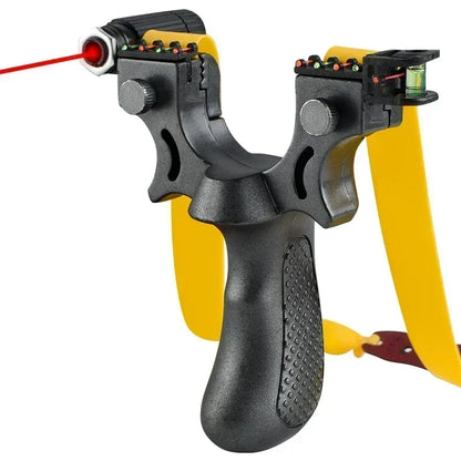 Laser Pointing Slingshot – 10 Style High Precision Aiming Catapult for Outdoor Hunting & Target Shooting Accessories