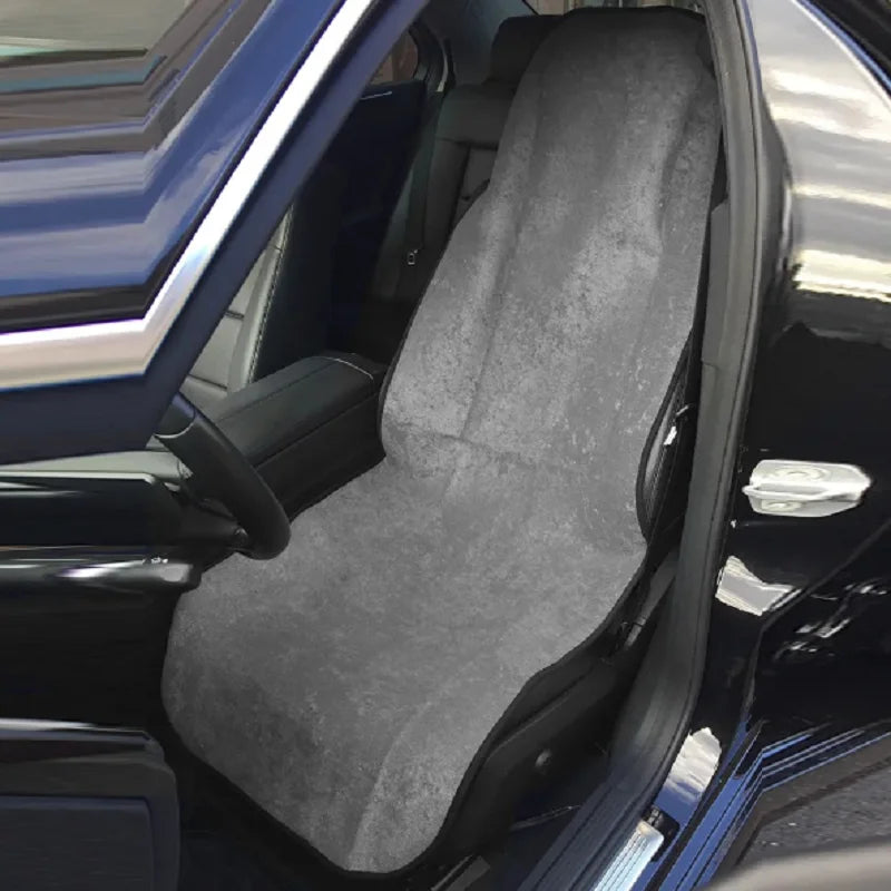 Universal Waterproof Car Seat Cover - Anti-Slip Sweat Towel Protector for Gym, Beach & Outdoor Use
