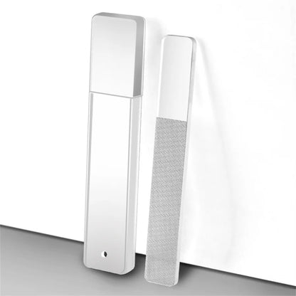 Nano Glass Nail File - Transparent Crystal Nail Buffer for Polishing, Smoothing & Shining Nails