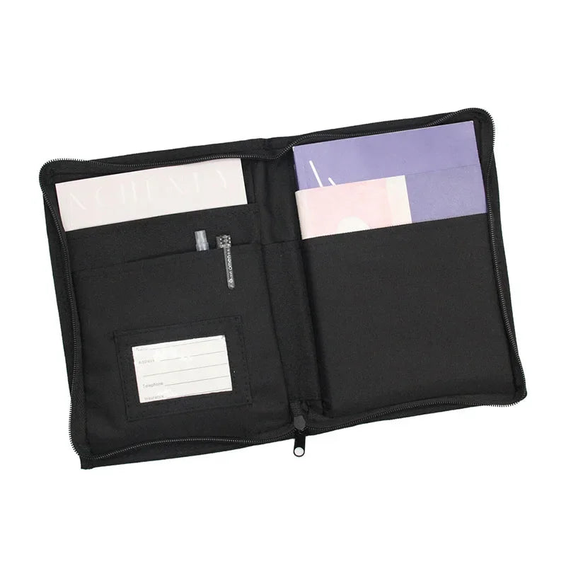 Nylon Car Registration & Insurance Holder – Driver's License Case, Credit Card & Auto Document Organizer for Glove Box