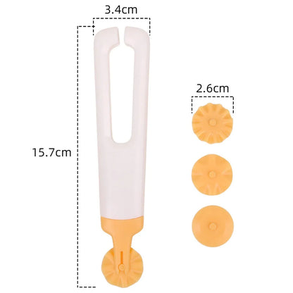Plastic Baking Lattice Roller Cutter – Dough, Pizza, Pie & Cookie Pastry Net Wheel Tool for Kitchen Craft Accessories