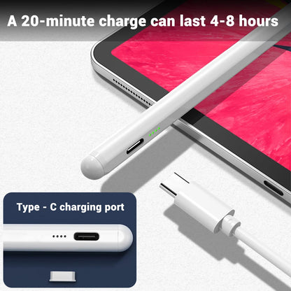 Universal Stylus Pen - Capacitive Touch for Android, iOS, iPad, Apple Pencil, Huawei, Xiaomi Phones, and Drawing