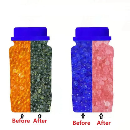 500g Color-Changing Silica Gel Packs — Reusable 3D Printer Desiccant Moisture Absorber for Christmas & Humidity Control