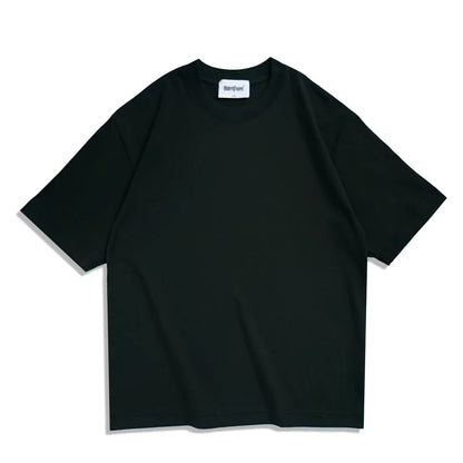 WAVLATII Oversized Summer T-Shirt – Unisex Korean Streetwear Solid Color Casual Tee for Men & Women, Basic Loose Fit Top
