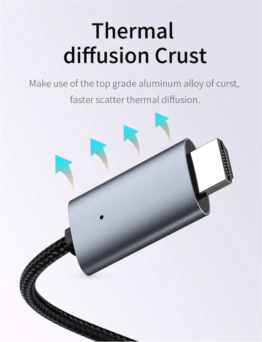 LD39 Wire HD Streaming TV Stick – Micro USB & Type C to HDMI Cable for Screen Mirroring from Android Phone/Tablet to TV