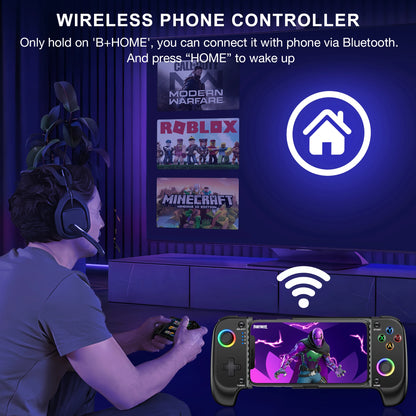 BEBONCOOL MC100 Telescopic Gamepad | Wireless Bluetooth Phone Controller for iOS & Android PUBG COD