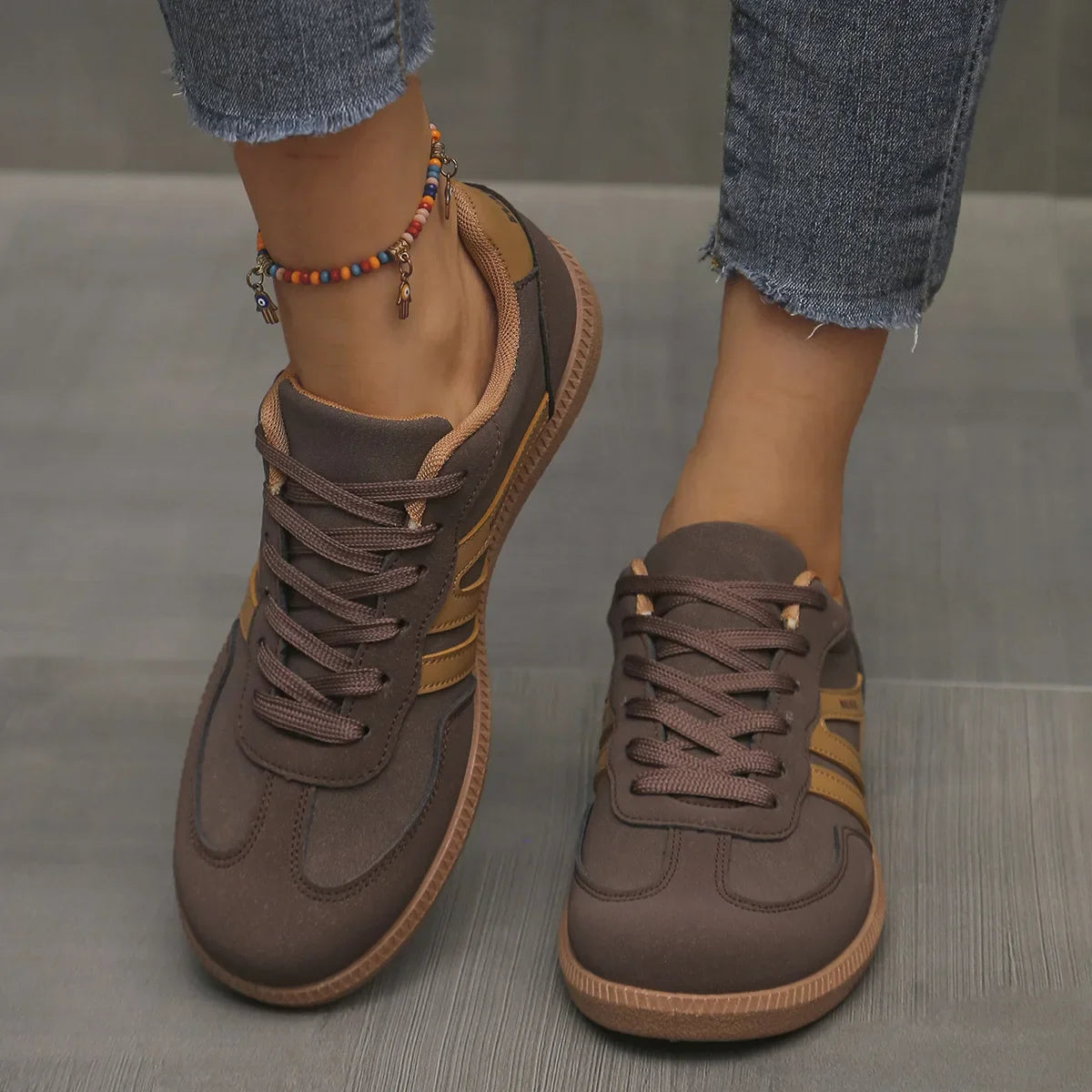 Women’s 2025 Spring Sneakers – Luxury Flat Slip-On Loafers, Comfortable Soft Lightweight Outdoor Shoes for Women