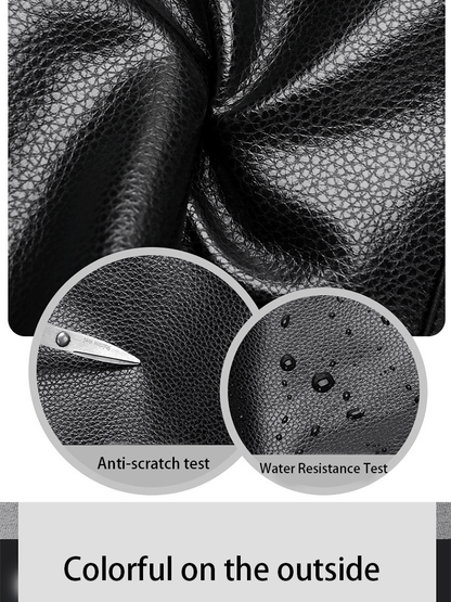 Retro Short Trip Bag – Large Capacity PU Waterproof Sports & Fitness Motorcycle Leisure Bag