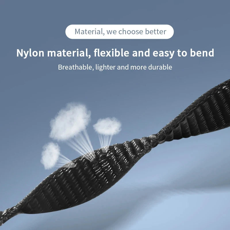Nylon Loop Strap for Xiaomi Mi Band 9 & 8 NFC – Sport Replacement Wristband for Mi Band 7 6 5 4 3