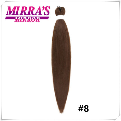 Purple Pre-Stretched Yaki Hair Extensions – Soft Synthetic Jumbo Braids for DIY Ponytail in Pink, Grey, Orange, Red & Blue