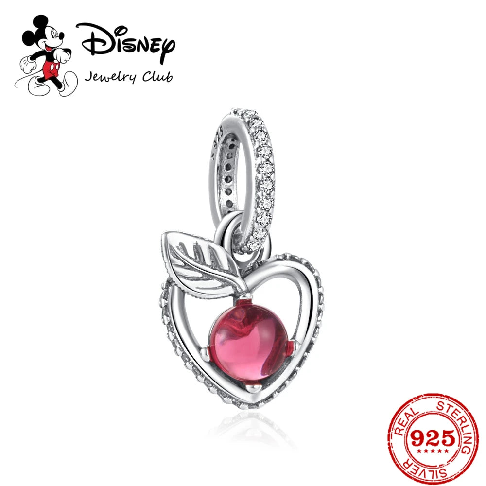 New 925 Sterling Silver Mickey Minnie Vinnie Charm – Beaded Fit for Original Pendant Bracelet, DIY Ladies Jewelry
