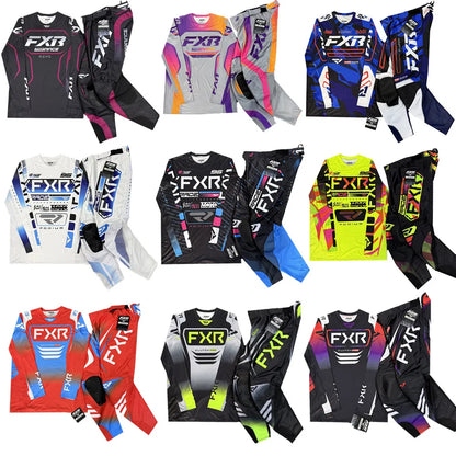 FXR 2025 PODIUM/CLUTCH PRO Gear Set – Dirt Bike Motocross Jersey & Pants Combo for Off-Road Riding