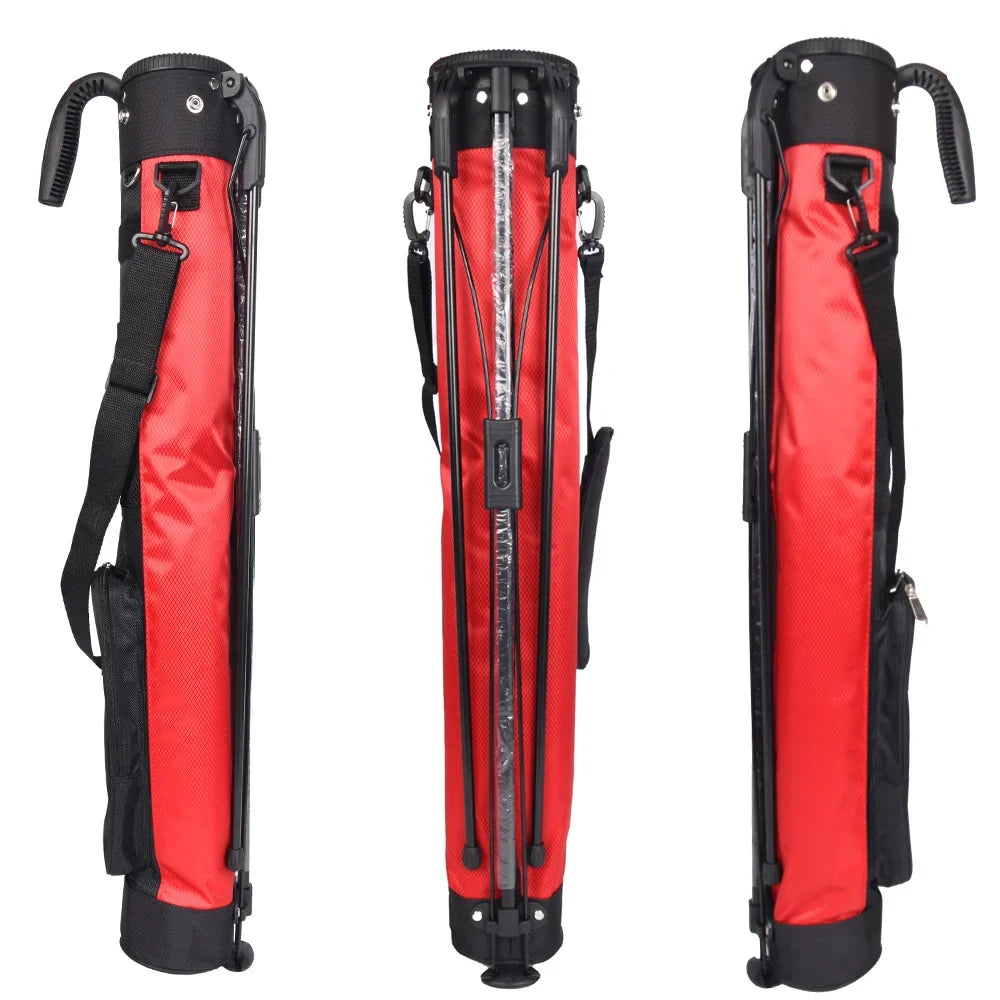 Lightweight Golf Club Bag with Bracket – Waterproof Golf Stand Carry Bag, Golf Gun Rack