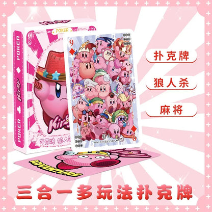 Kirby Poker Playing Cards – Kawaii Anime Board Game Deck for Kids, Party, and Creative Cartoon Gift Set