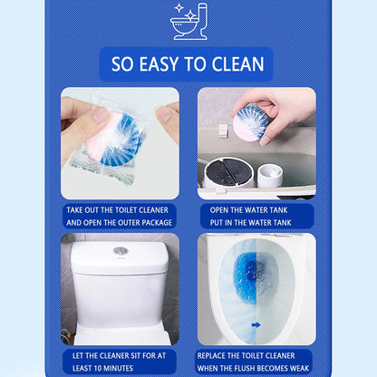 Automatic Toilet Bowl Cleaner Tablets – Continuous Release Technology for Long-Lasting Freshness