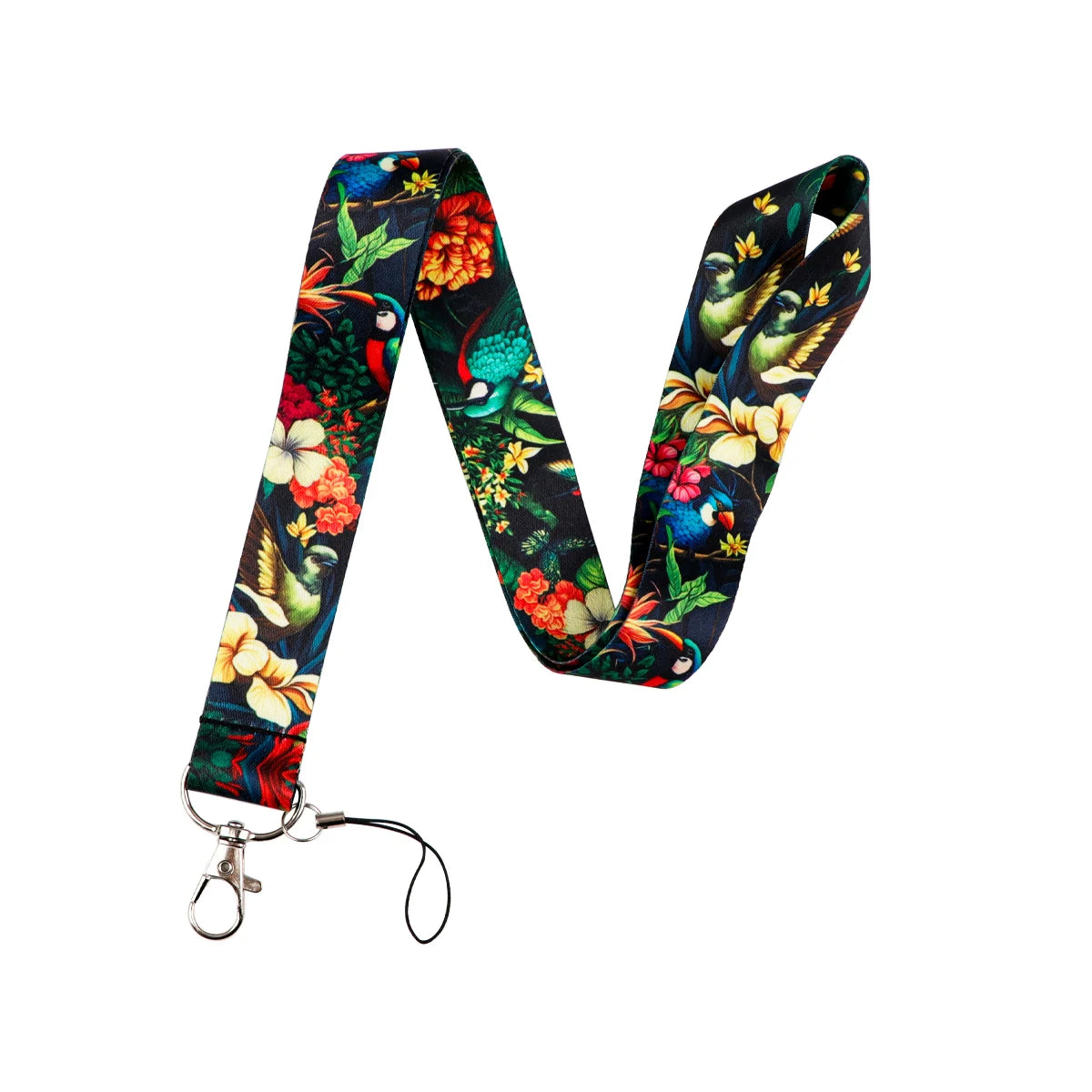 Cartoon Butterfly Lanyard for Keys – Neck Strap ID Badge Holder, Phone USB Keychain Accessories