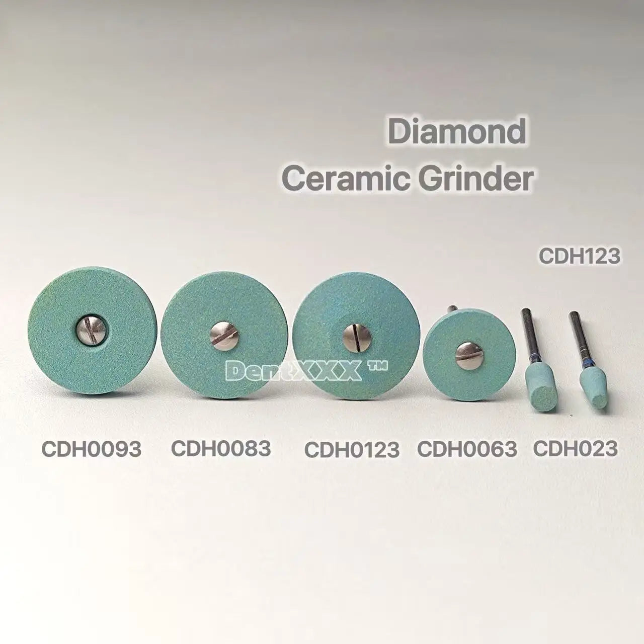 Diamond Polishing Stone Grinder - 2.35mm Shank Coarse Grit Polishing Head for Precision Finishing