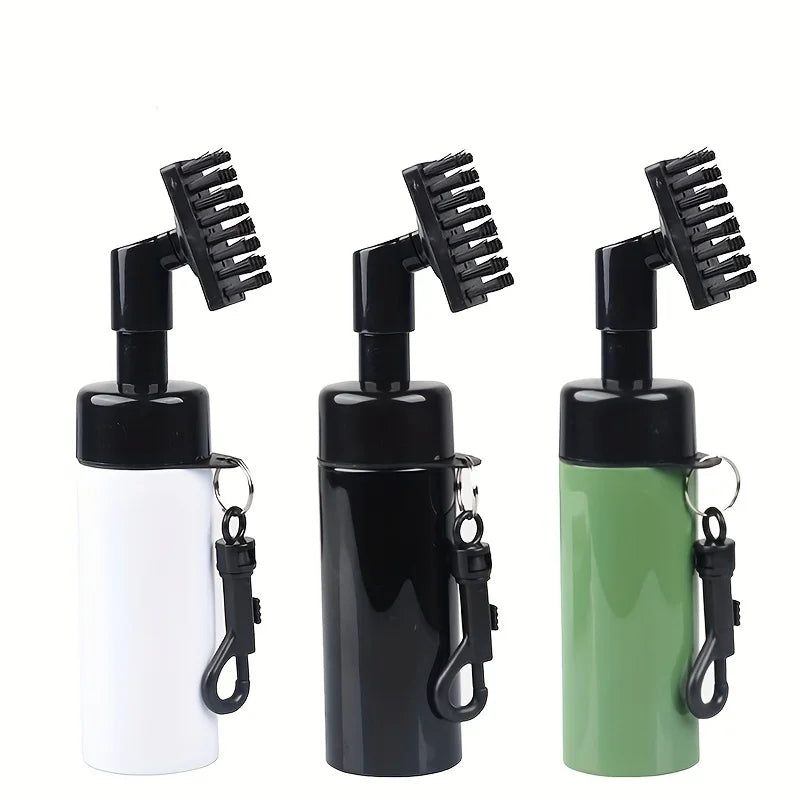 1pc Golf Club Cleaner Groove Tube: Leakproof Reservoir Squeeze Bottle Golf Brush - Easy Cleaning Tool for Golf Clubs