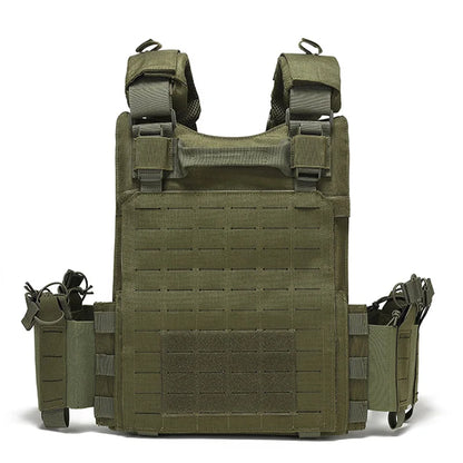 Outdoor Training Vest – Multi-Functional Waterproof MOLLE Expansion Quick-Release Wear-Resistant Tactical Vest