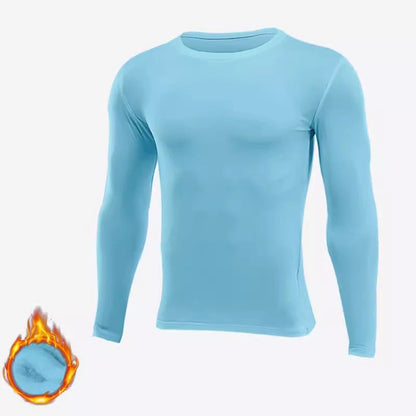 Unisex Compression Long Sleeve Base T-Shirt – Sports Fitness Top for Men, Women & Kids (Running, Gym, Basketball, Football)