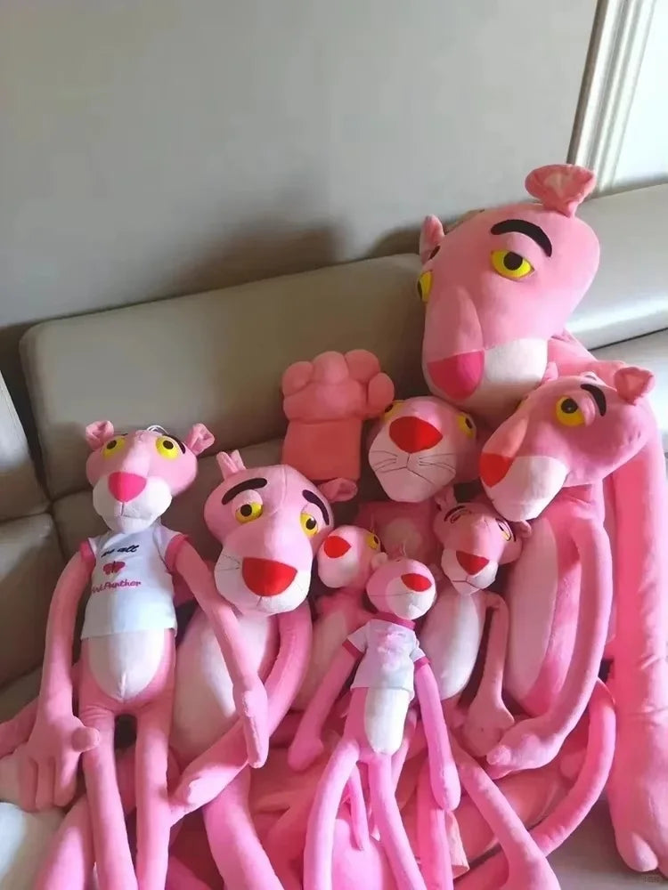 Cartoon Disney Pink Panther Plush Doll – Soft Anime Plush Toy & Cute Cloth Pillow for Kids and Adults, Birthday Gift