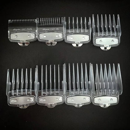8/10PC Universal Hair Clipper Guard Set – Professional Limit Guide Combs for Wahl Trimmers & Barber Accessories