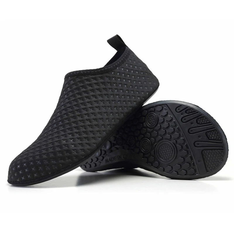 Couple Aqua Water Shoes - Lightweight Quick-Dry Anti-Slip Beach Sneakers for Men & Women