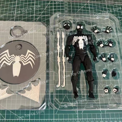 Original Mess Toys Spider Figure – Black Suit & Scarlet Spider Kaine Parker Action Figure