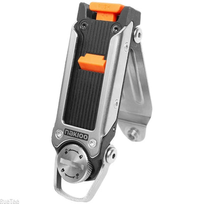Quick-Hang Tool Buckle with Bits Hook - Narrow Tape Measure & Electric Drill Holder for Electricians
