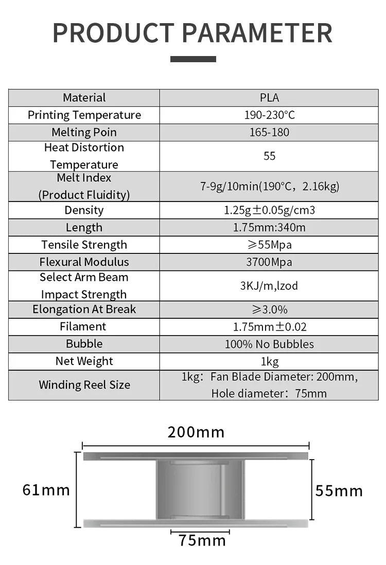 KINGROON 3D Printer Filament 22LBS — 10 Rolls 1KG 1.75mm PETG & PLA, Eco-Friendly Mixed Colors, High Toughness