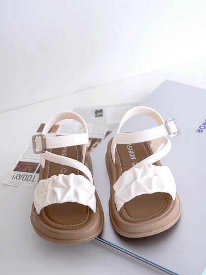 Children's Cartoon Bow Slippers - Breathable Soft Sole Anti-Slip Indoor & Bathroom Shoes for Girls