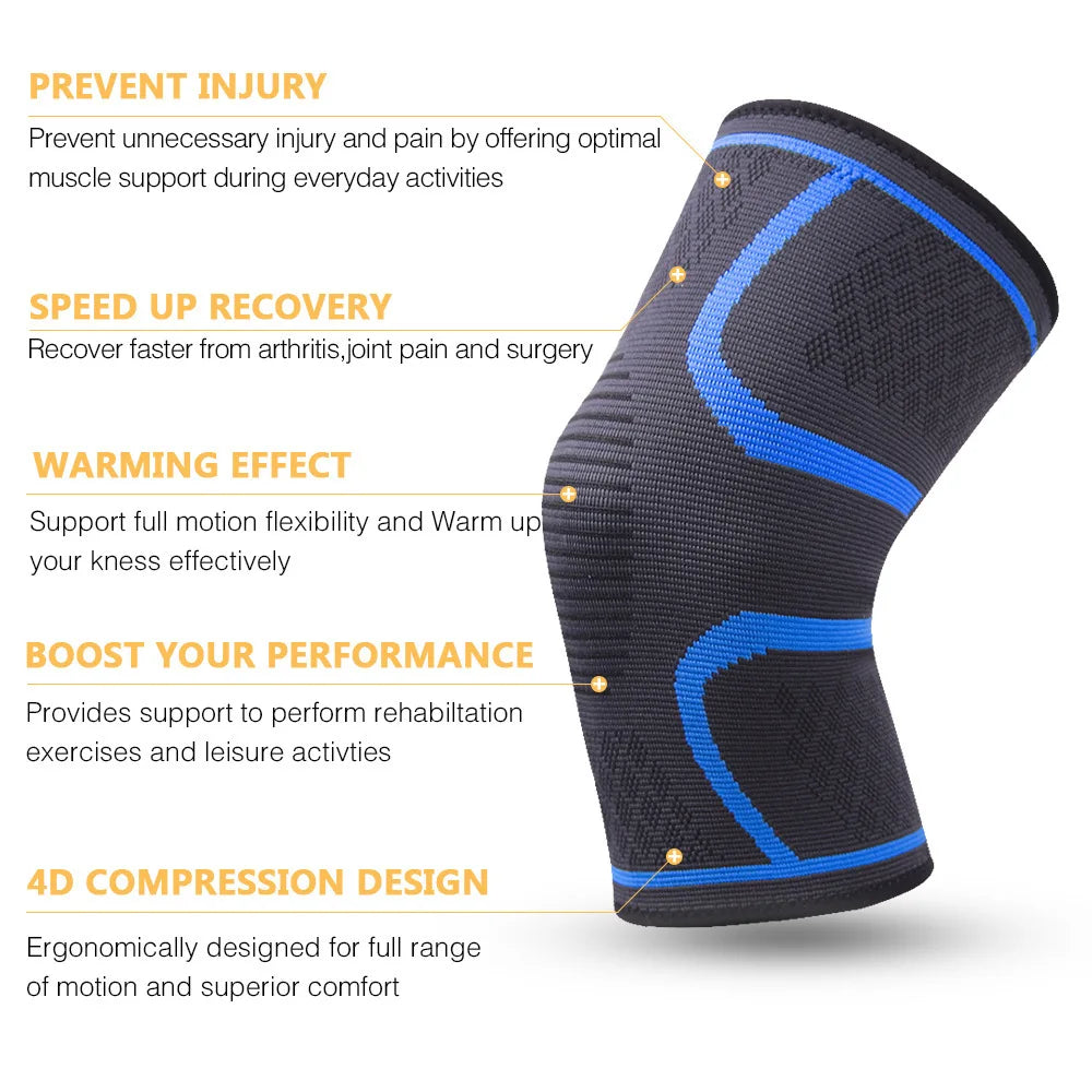 Knee Brace Compression Sleeve — Pain Relief for Meniscus Tear, Arthritis & Knee Pain