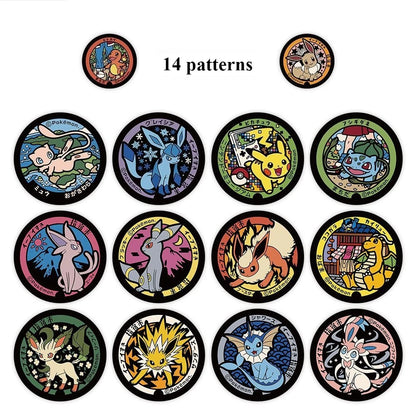 500/1000PCS Pokémon Pikachu Roll Stickers – Waterproof Cartoon Decals for Scrapbooking, Luggage, Phone & Gift Decoration