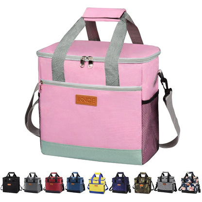 15L Collapsible Cooler Bag – Large Insulated Picnic Lunch Bag for Outdoor Travel, Camping, BBQ & Family Party