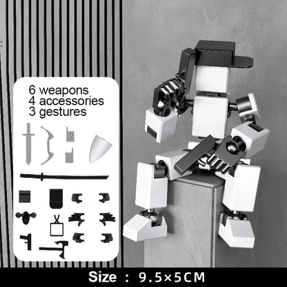 Multi-Jointed Movable Shapeshift Robot 3.0 – 3D Printed Action Model Doll Toy & Christmas Gift