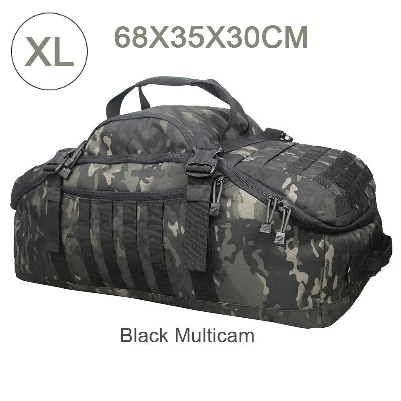 LQARMY 60L/80L Tactical Camping Backpack - Molle Hiking, Travel & Climbing Rucksack for Men