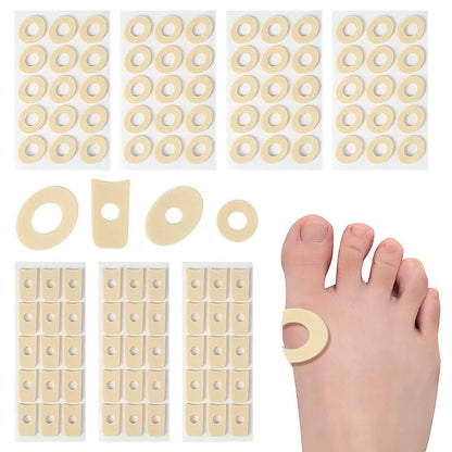15-Piece Corn Plasters and Foot Callus Cushions - Toe Protection Pads for Friction, Callus Care and Foot Comfort