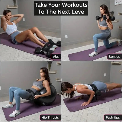 Adjustable Weighted Waist Belt - Home Workout Fitness Gear for Dumbbell Training and Hip Shaping Exercises