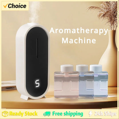 Automatic Fragrance Sprayer - USB Ambient Light, Wall-Mounted Aromatherapy Machine for Home & Commercial Use