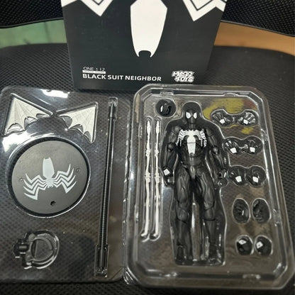 2025 Black Symbiote Spider-Man Action Figure – Venom Battle Suit Movable Collectible Model Gift