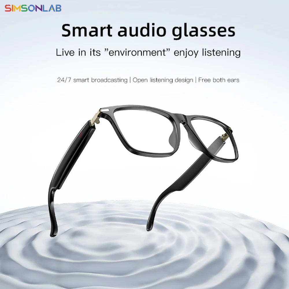 2025 Smart Glasses M01 – Bluetooth Sunglasses with Polarized, Blue Light Filtering Lenses, Waterproof for Men