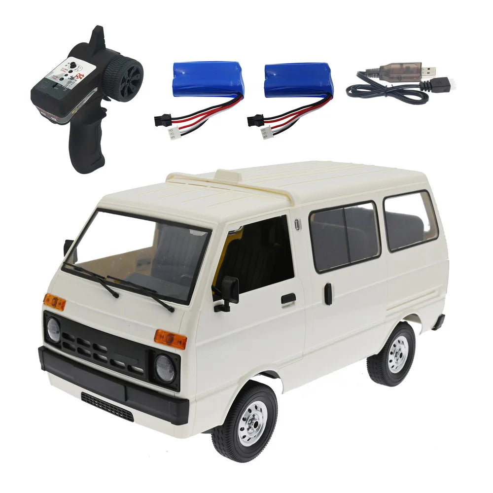 WPL D42 1/10 RC Drift Truck 2.4G 2WD Remote Control Off-Road Car with LED Lights – Toy Gift for Boys & Kids