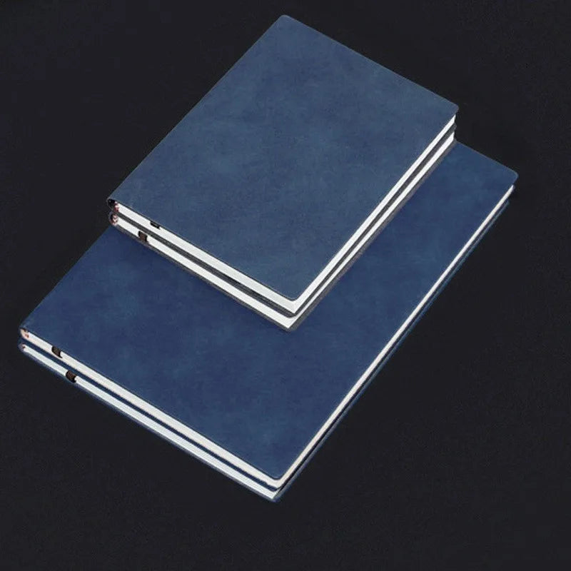 A5 A6 Sheepin Leather Notebook – Office Journal, Diary, Notepad with 160/240 Pages, Lined Stationery for Students