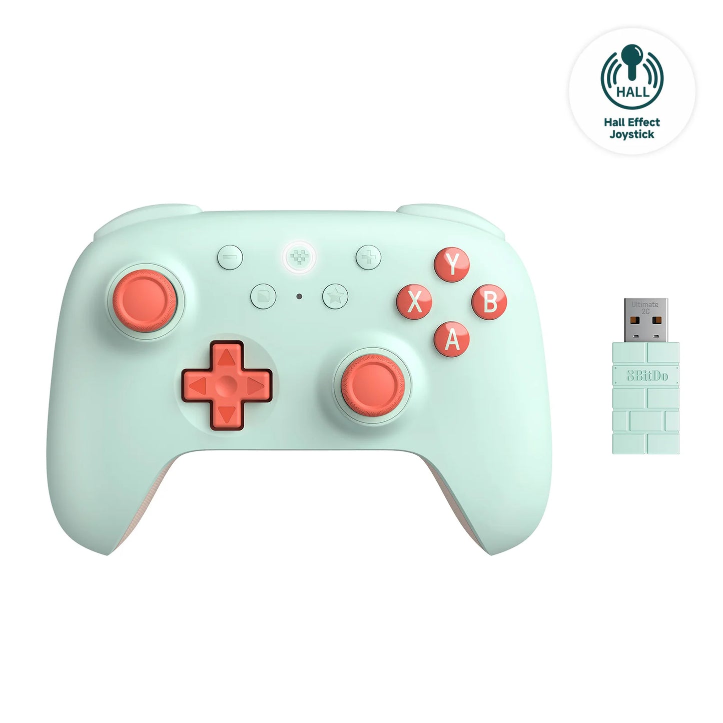 8BitDo Ultimate 2C Wireless Gaming Controller – Hall Effect Gamepad for PC, Windows, Steam Deck, Raspberry Pi & Android