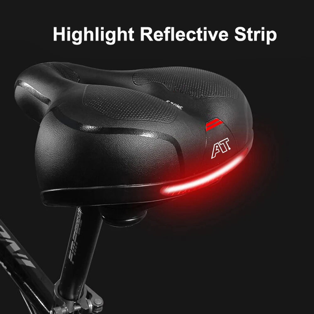 Hollow Breathable Bicycle Saddle - Shock Absorbing Comfortable MTB Road Bike Seat for Men & Women