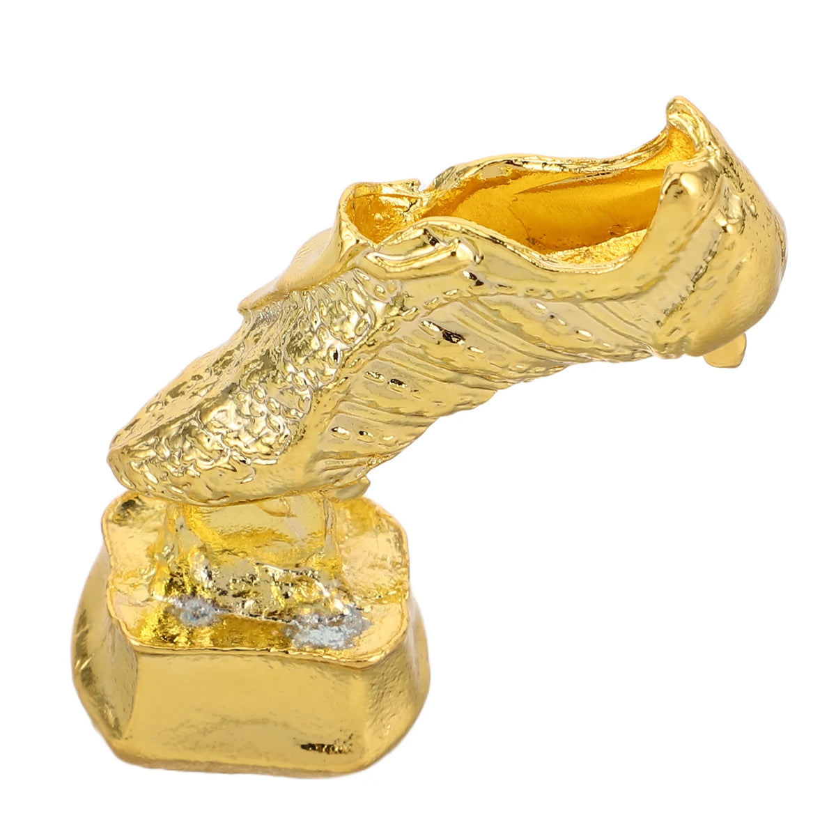 Mini Soccer Trophy Figurine – Alloy Football Boot and Trophy Cup Award for Sports Competitions and Soccer Gifts