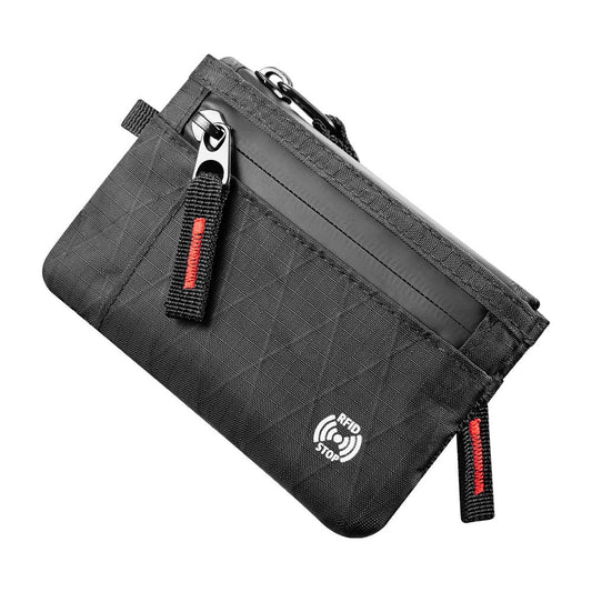 EDC RFID Anti-Theft Wallet - Ultra-Thin Unisex Zipper Coin Purse & Multi-Compartment Card Holder