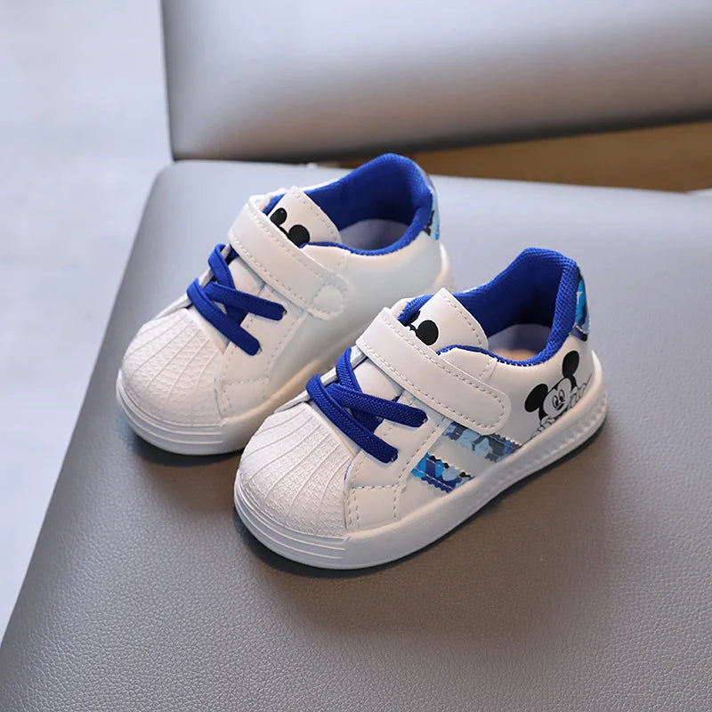 Children’s Casual Sports Shoes — Boys & Girls Soft-Soled Small White Shoes, Fashionable & Comfortable Sneakers