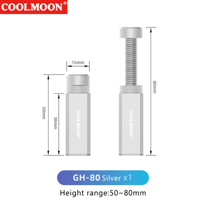 Adjustable Aluminum GPU Holder Bracket – Telescopic Rotating Graphics Card Support Stand for Desktop PC Case Anti-Sag Accessory